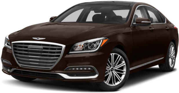 2018 Genesis G80 Brown - Subaru Forester 2018 Black (640x352), Png Download