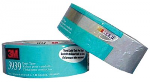 3m Industrial Silver Duct Tape - 3m 405-051131-06975 3939 Silver Duct Tape, 2in X 60yd (300x400), Png Download