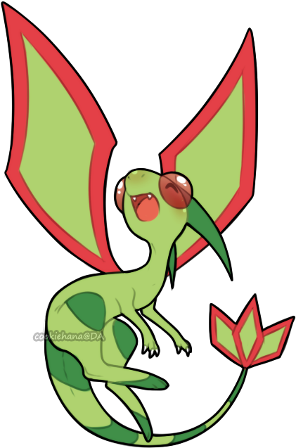 Flygon By Cookiehana On Deviantart - Pokemon Flygon Cute (457x670), Png Download