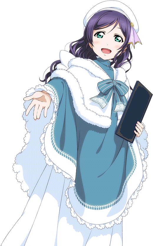 Svg Freeuse Cards Tojo Sr Llsif En Not Idolized - Nozomi Toujou Christmas (1024x1024), Png Download