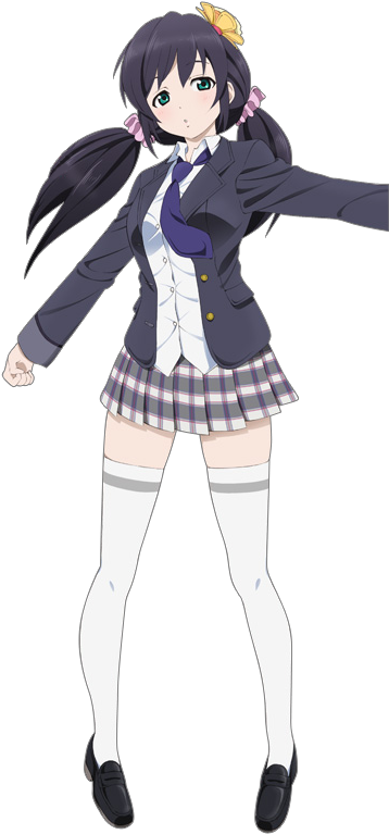 {render} Nozomi Tojo - Early Love Live Art (368x780), Png Download