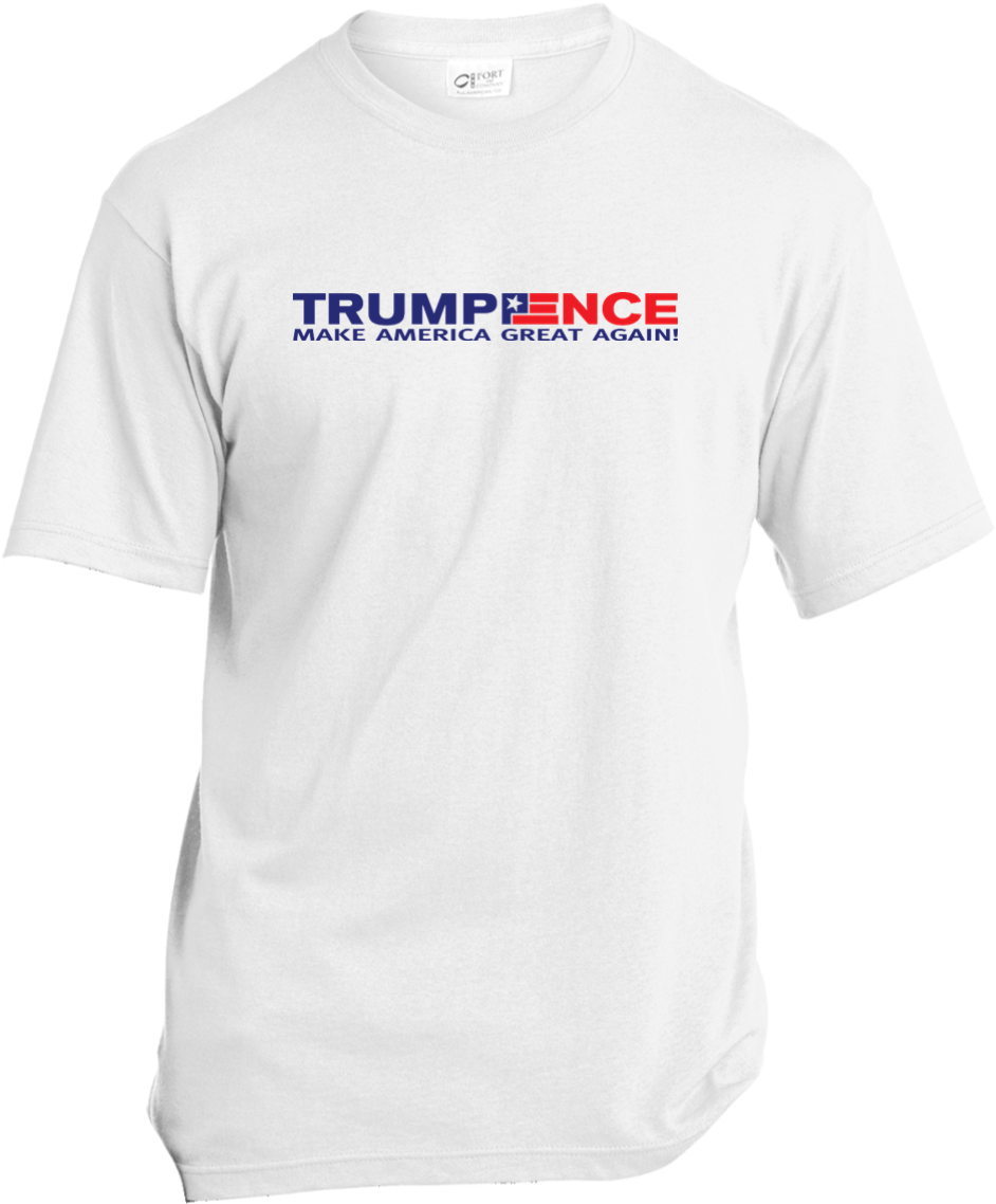 Trump Pence Make America Great Again T-shirts - Clean White T Shirt (1155x1155), Png Download