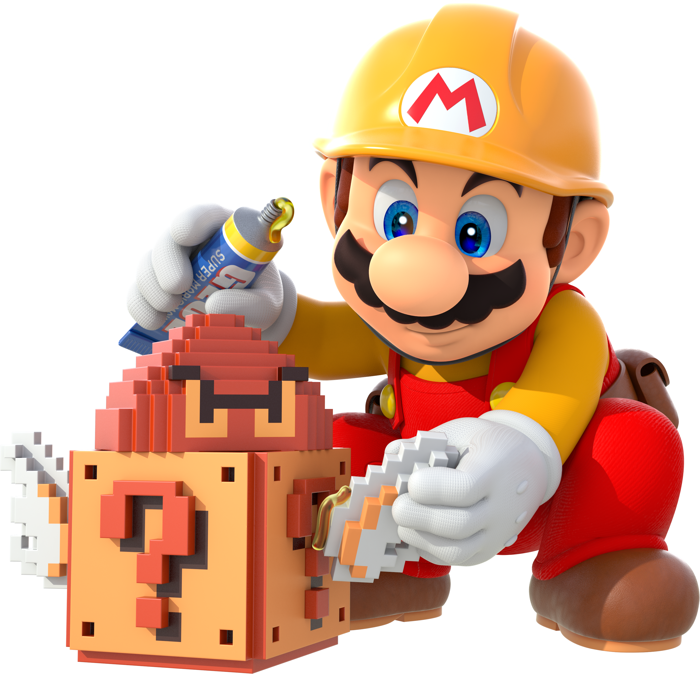 Super Mario Maker - Super Mario Maker Mario (2923x2813), Png Download