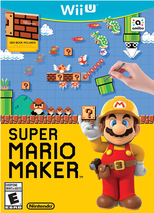 Wii U Games Mario Maker (375x471), Png Download
