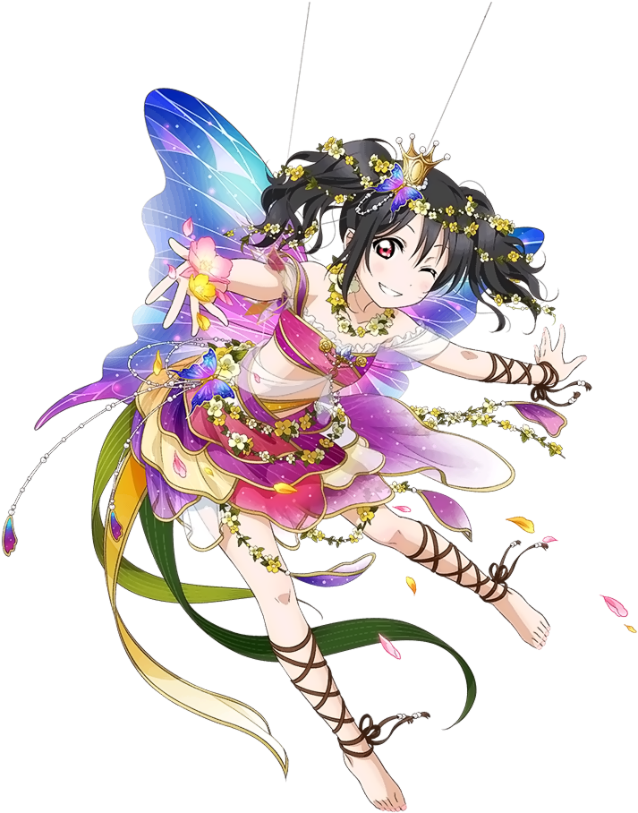 Original) Loading Yazawa Nico - Nico Yazawa Cosplay Love Live Lovelive Flower Fairies (1024x1024), Png Download
