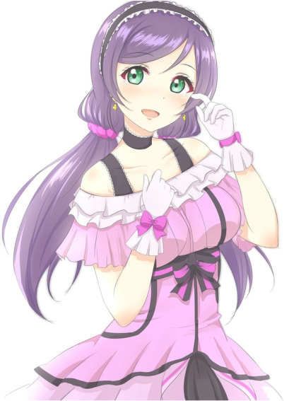 Lovelive - Love Live Tojo Nozomi Kira-kira Sensation Pink Dress (402x567), Png Download