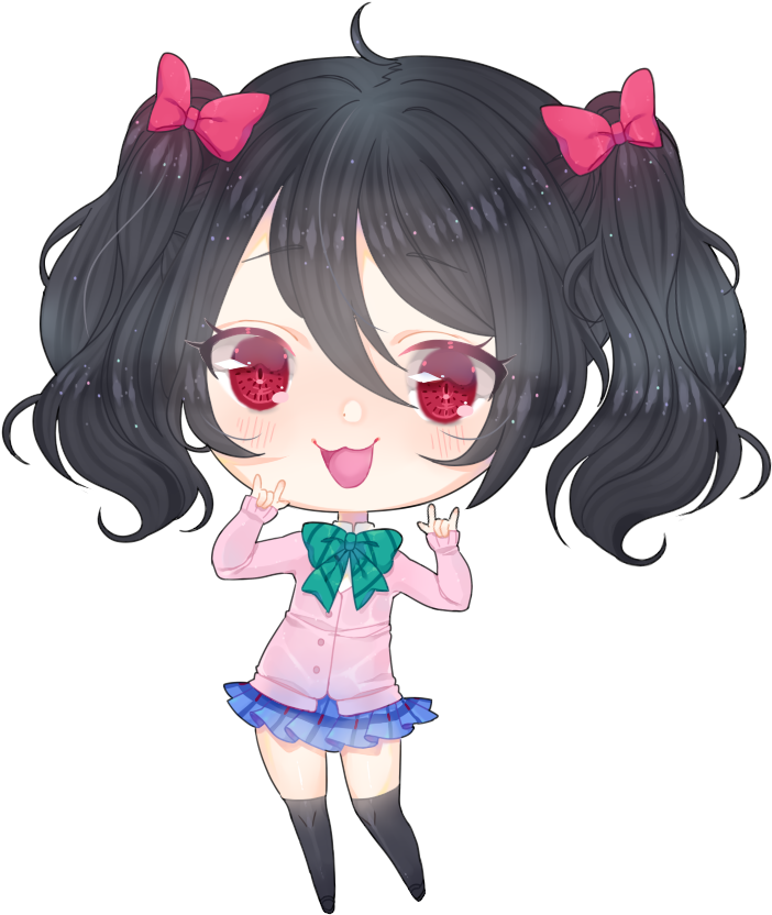 Nico Yazawa - Cartoon (719x850), Png Download
