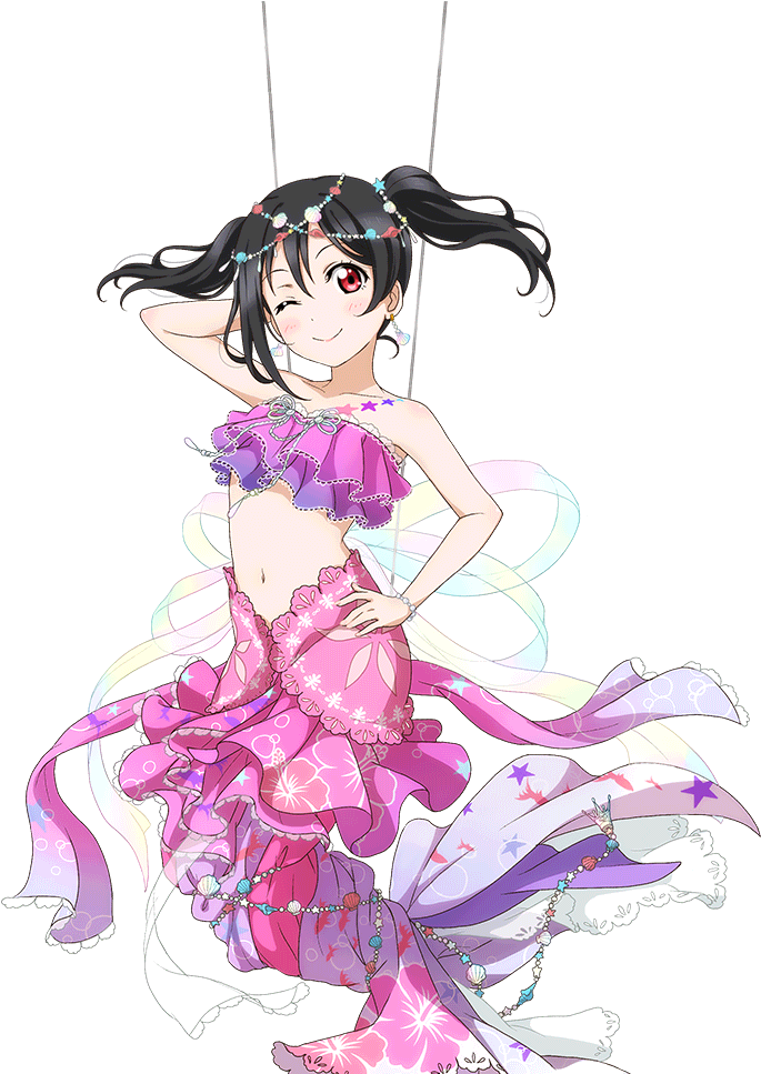 Transparent Idols On Twitter - Love Live Kanan Mermaid (1024x1024), Png Download