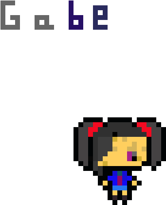 Emo Nico Yazawa - Basic Pixel Art Excel (360x420), Png Download