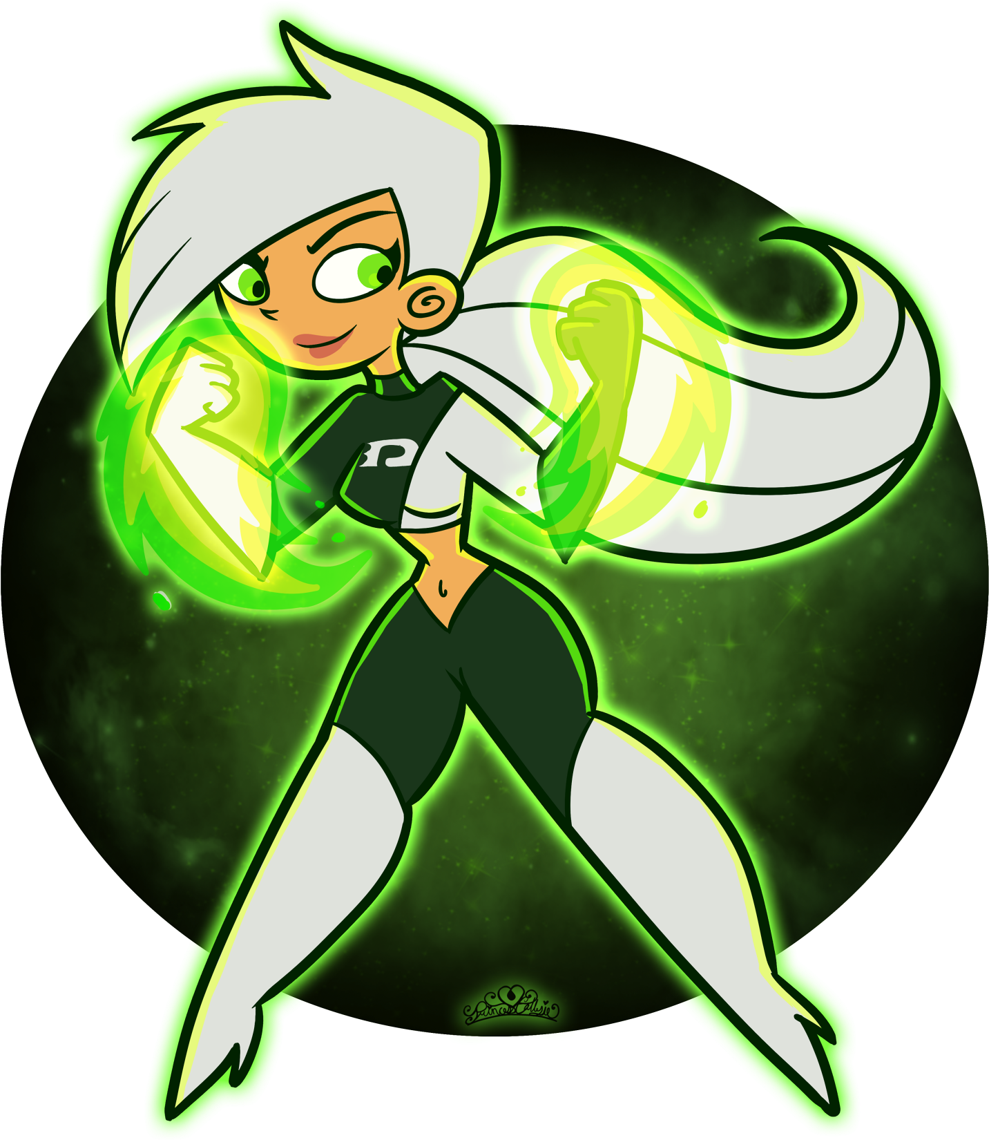 Dani Phantom By Princesscallyie-d7podzj - Dani Phantom Deviantart (1464x1670), Png Download