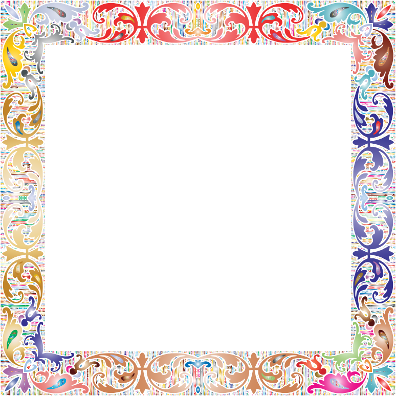 Medium Image - Confetti Frame (774x774), Png Download