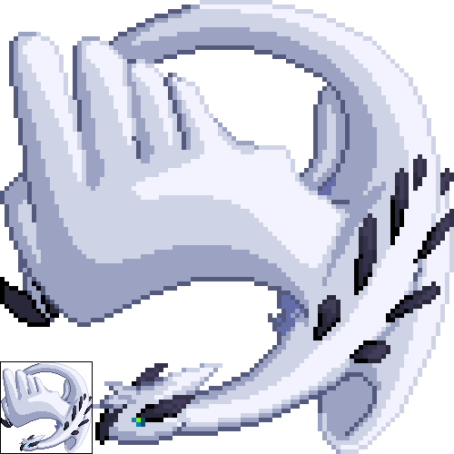Pixel Clipart Lugia - .net (500x500), Png Download