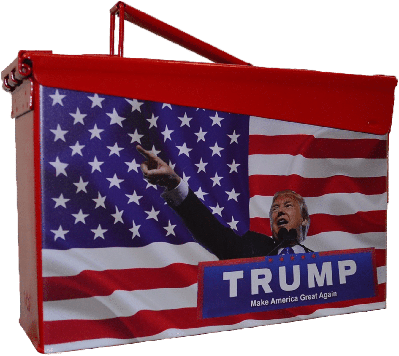 Trump Inaugural Collectible Ammo Can - United States Flag (1500x1288), Png Download