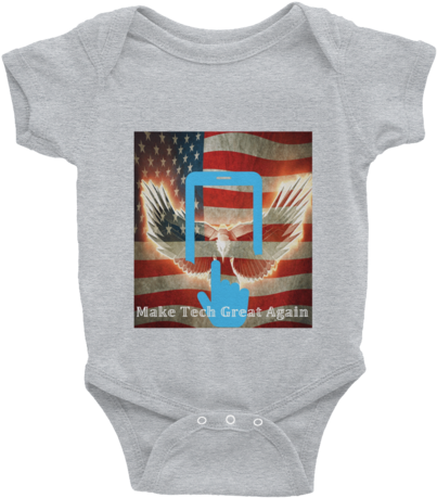 Make America Great Again / Make Tech Great Again Infant - Daddy's Fishing Buddy Outfit (480x480), Png Download