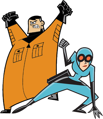 No Caption Provided - Jack And Maddie Danny Phantom (429x474), Png Download