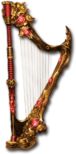Nine-realm Harp Cardinal - Granblue Fantasy (462x400), Png Download