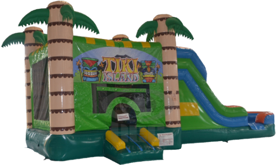 Tiki Combo Xl - Tiki Combo Bounce House (600x600), Png Download