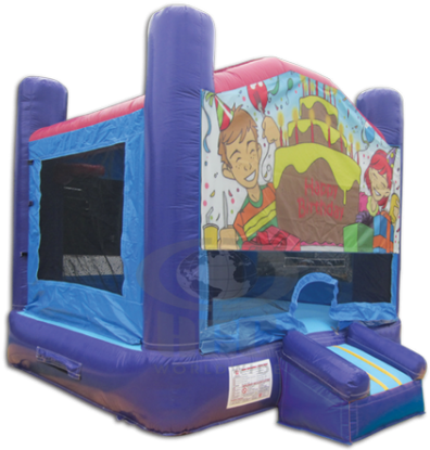 Aqua Bounce - Inflatable Castle (600x600), Png Download