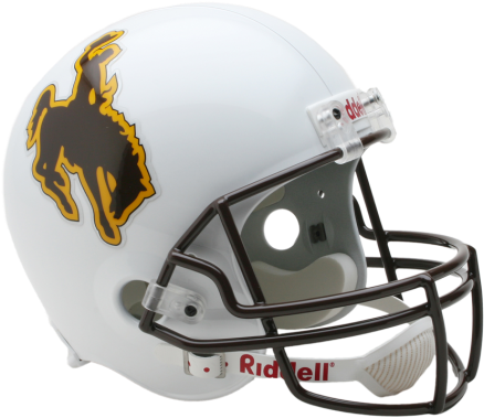 Wyoming Cowboys Ncaa Replica Full Size Helmet - Dolphins Football Helmet (475x429), Png Download