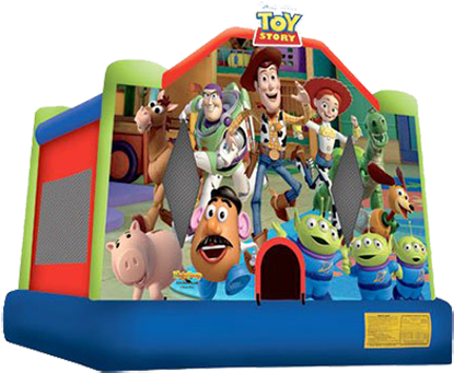 Toy Story 3 Bounce House - Ninja Jump Toy Story 3 Bounce House - 15 Foot Includes (415x415), Png Download