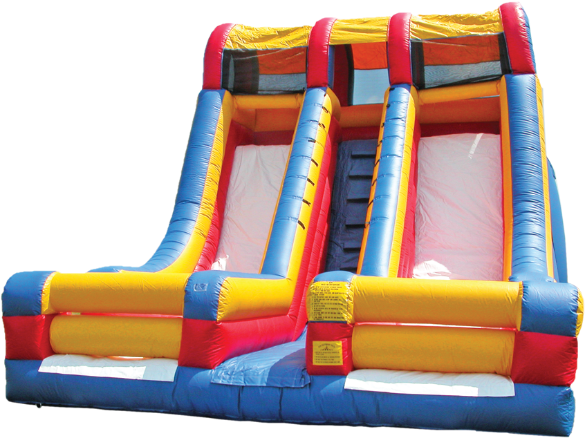 Dual Bounce Houses - Inflatable (1000x786), Png Download