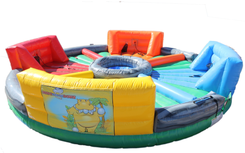Hungry Hungry Hippo - Hungry Hippo Bounce House (500x333), Png Download