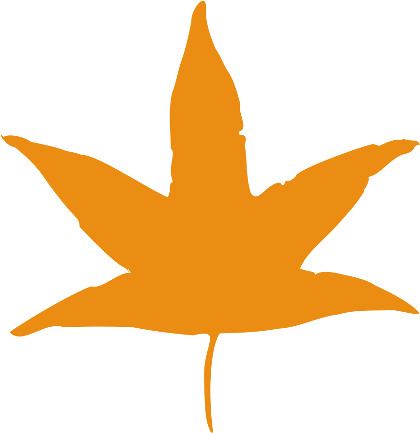 Autumn Leaf 2 Clip Art At Clker - Cartoon Autumn Leaf Png (582x599), Png Download