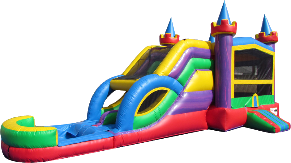 Slides Big Al S Party World Lucky - Water Slide No Background (1000x657), Png Download