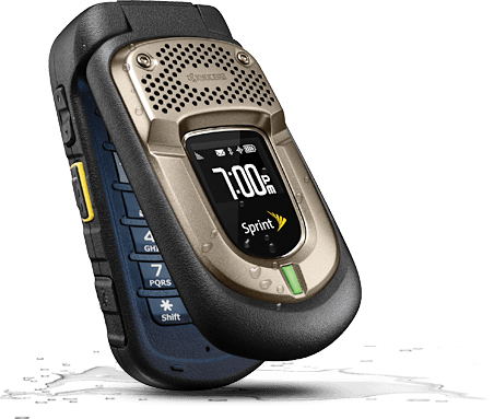 Kyocera Duraxt Flip Phone - Military Style Flip Phone (452x383), Png Download