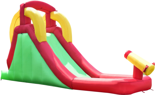 Jumper Climbing Inflatable Moonwalk Water Slide Bounce - Bounceland Water Slide With Playstation Bounce House (530x530), Png Download