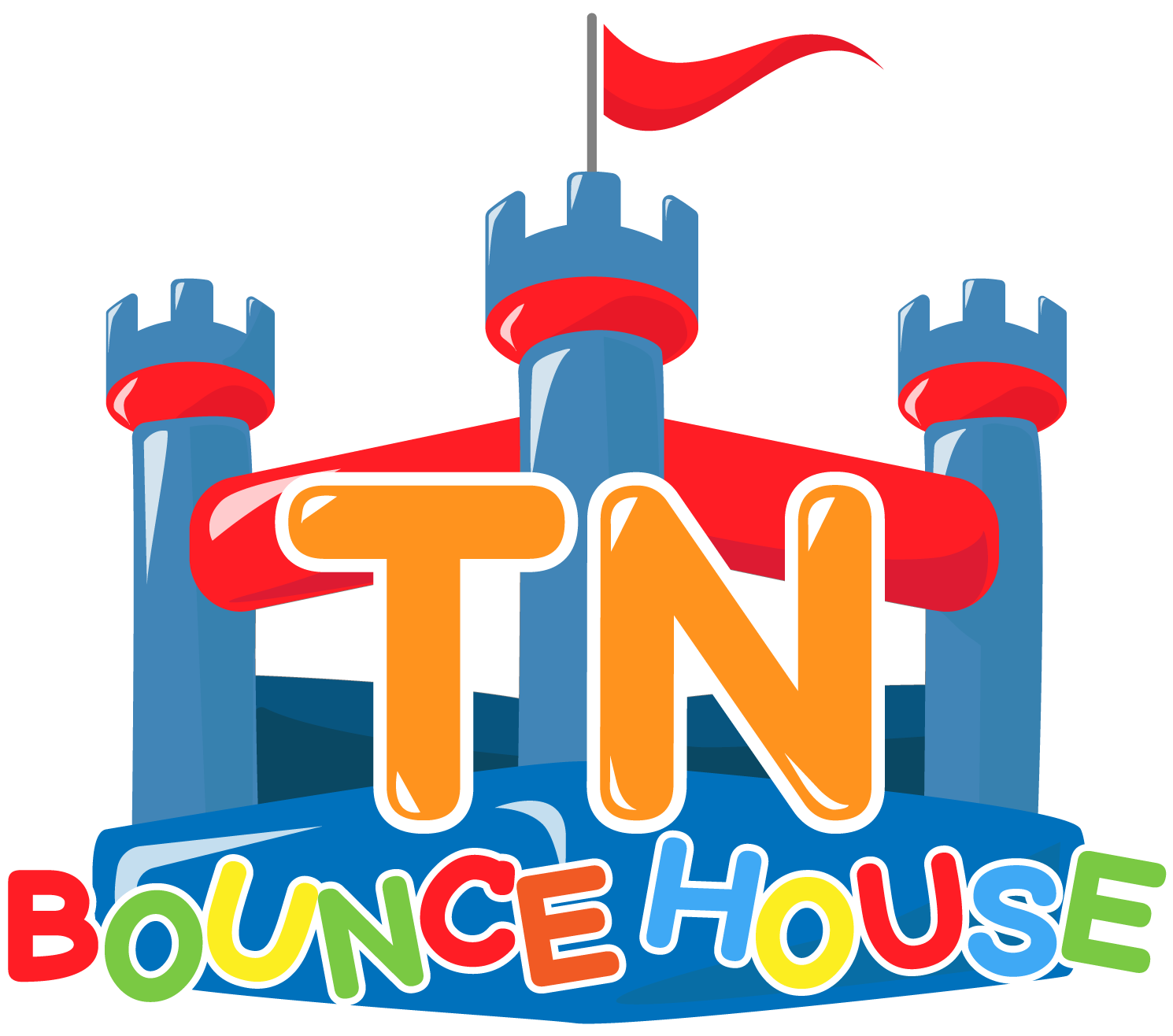 Bounce Houses In Tennessee - Inflatable Castle (1695x1708), Png Download