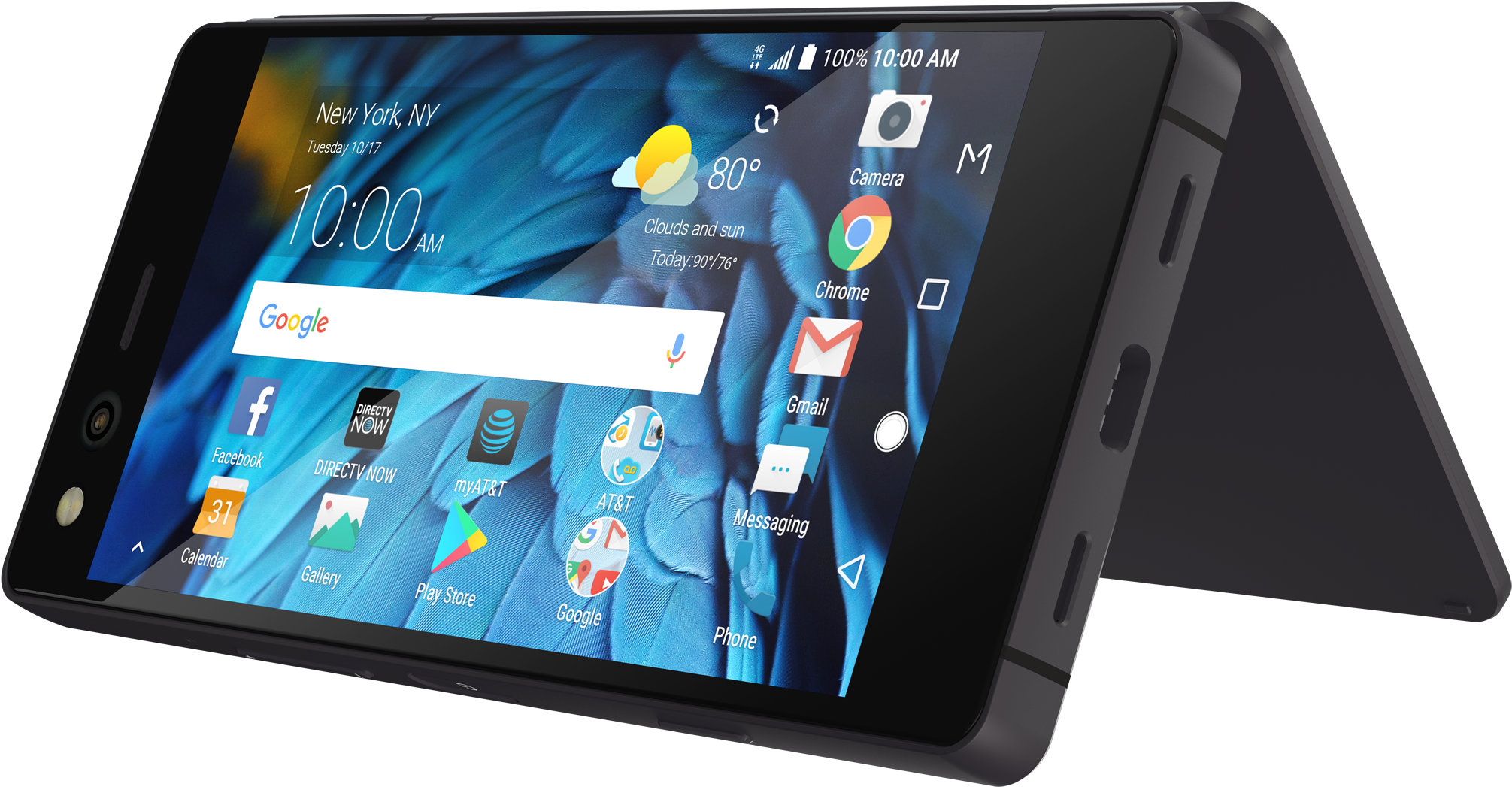 Zte Axon M Foldable Smartphone (3000x2000), Png Download