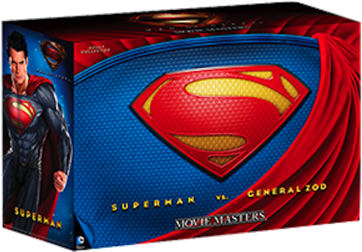 Man Of Steel - Mattel Dc Man Of Steel Sdcc Movie Masters Superman (1200x836), Png Download