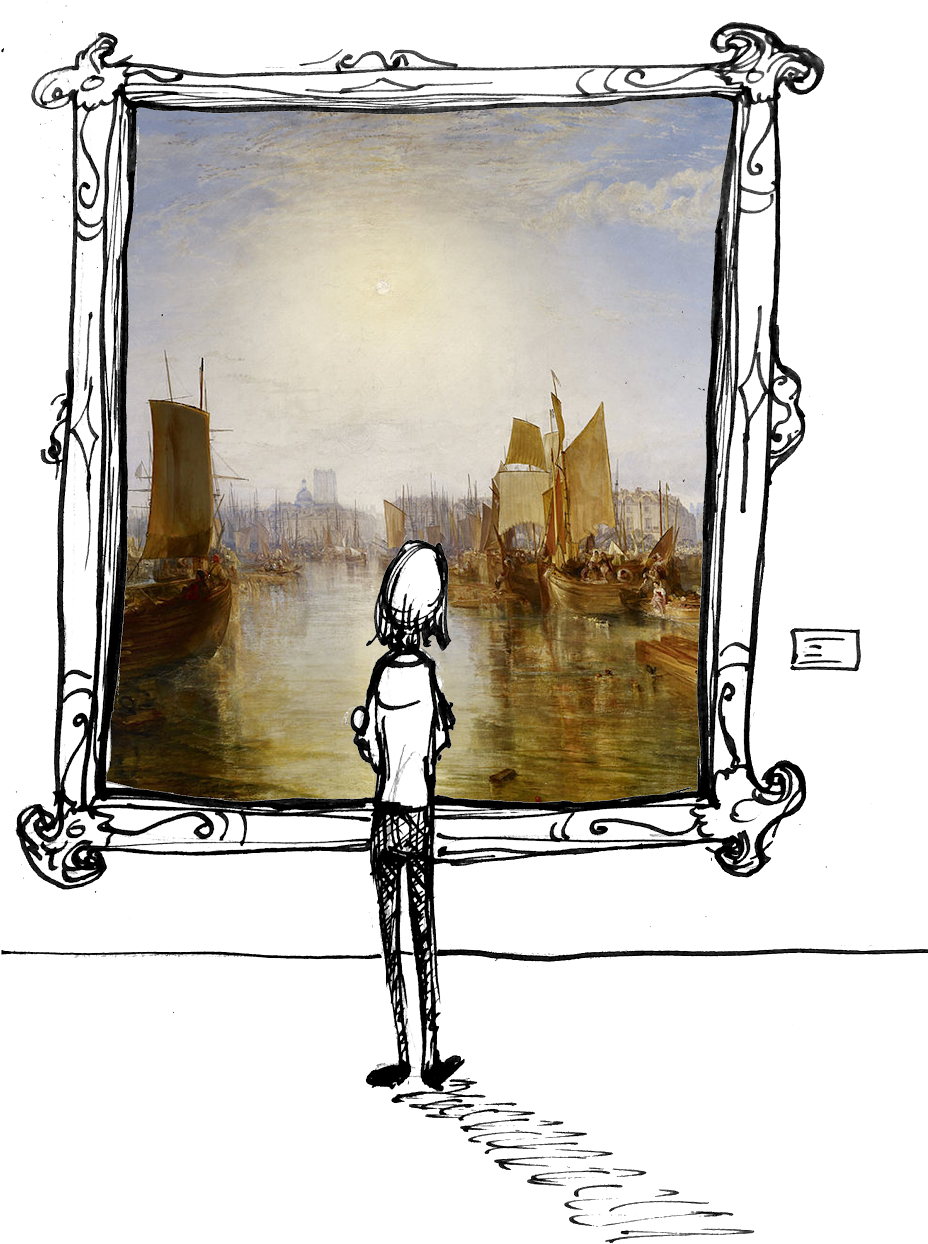 By The Light Of The Sun - Turner's Modern And Ancient Ports: Passages Through (946x1261), Png Download