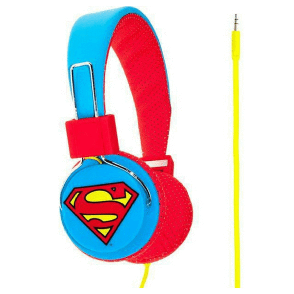 Kondor Superman Dc0292 Man Of Steel On-ear Headphones - Superman Folding On-ear Headphones - Superman Logo (600x600), Png Download