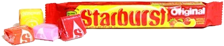 Starburst Fruit Chews Original Fruits - Starburst Candy (500x500), Png Download