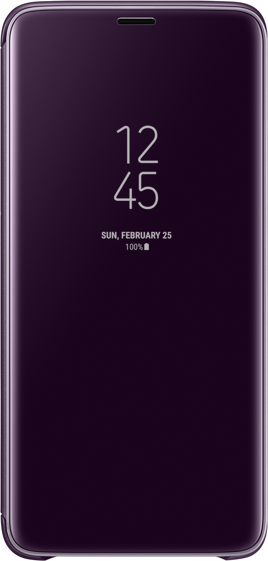 Samsung S-view Flip Cover Clear For Samsung Galaxy - Samsung Galaxy S9 (3000x2000), Png Download
