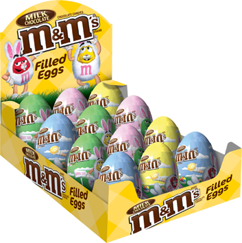Here Is A New Coupon For $2/3 Any Size Starburst® Or - M&m's Easter Egg (353x354), Png Download