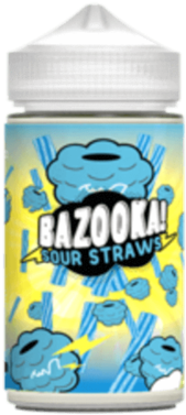 Blue Raspberry Sour Straws - Bazooka Blue Raspberry Sour Straws (400x400), Png Download