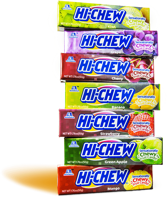Product Stick Stack-1 - Hi Chew Grape Candy (694x670), Png Download