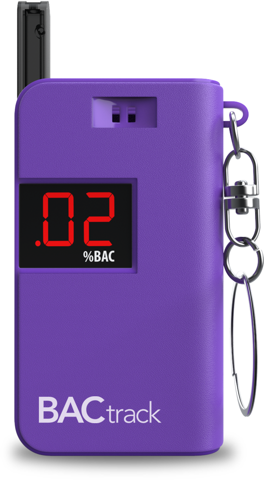 Bactrack Keychain Breathalyzer, Purple (1000x1000), Png Download