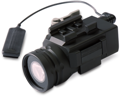 White Light Led & Ir Led Illuminator - Steiner Mk3 Battle Light (470x505), Png Download