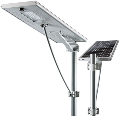 All In One Solar Integrated Led Street Light Pir Motion - Led All In One Street Light (500x500), Png Download