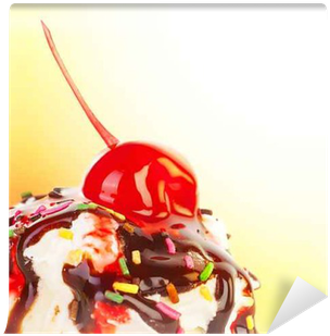 Ice Cream Sundae Background (400x400), Png Download