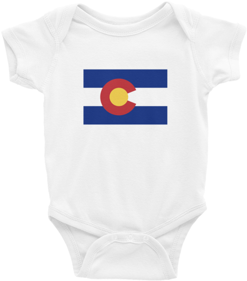 Colorado Flag Baby Onesie - Flag And Name Round Ornament (600x600), Png Download