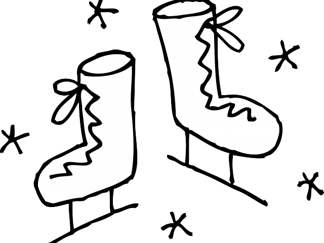 Ice Clipart Border - Clipart Ice Skate Png (640x480), Png Download