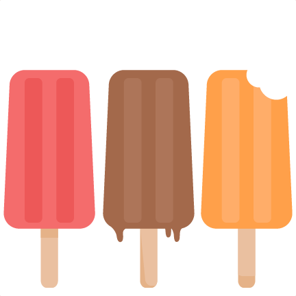 Triple Ice Cream Cone $0 Clipart - Popsicle Clipart (432x432), Png Download