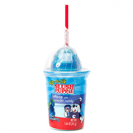 Dip N Lik Slush Puppie Lollipop With Powdered Candy - Ddi Slush Puppie Candy Display, Assorted Flavors (736x460), Png Download