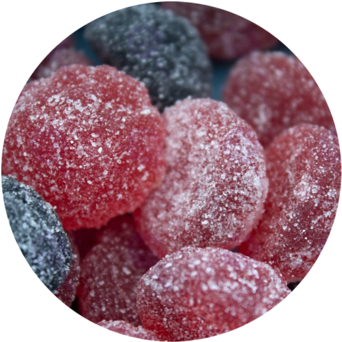 Sour Blue Raspberry Candy (1000x500), Png Download