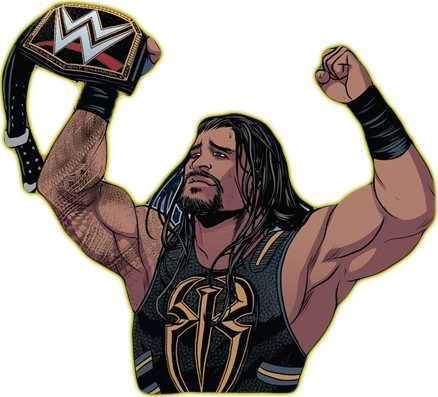 Balee Dat - Official Wwe Roman Reigns Leather Book Wallet Case (438x397), Png Download